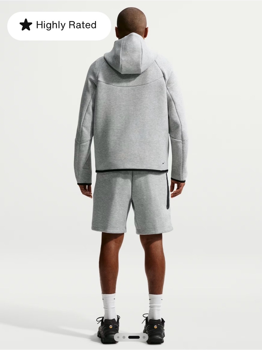 Nike Men's Fleece Windrunner Full-Zip Jacket - Picture 4 of 10